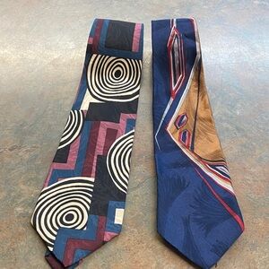 Portofino Silk Geometric Ties - Multicolor Set